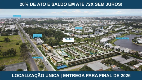 Imagem do post Gaia Atlântida: Seu imóvel em 2026 com parcelas em 72x